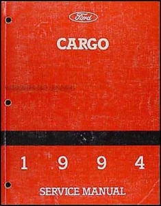 1994 Ford Cargo Truck Tienda Manual CF7000 CF8000 CFT8000 Reparar Servicio Libro - Imagen 1 de 2