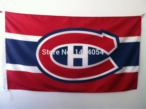 Montreal Canadiens Flag 3x5ft Banner Polyester Ice Hockey Stanley 008 Cover