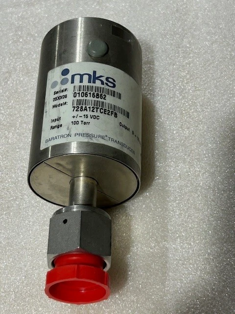 MKS BARATRON PRESIÓN 728A12TCE2FB RANGO 100 TORR Foto 1 de 1
