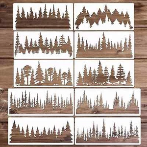 Plantillas de Navidad para Pintura sobre Madera Reutilizables Belén Grande Copo de Nieve - Imagen 1 de 1