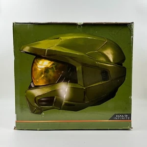 Casco Halo Infinite Master Chief Deluxe con luces caja abierta - Imagen 1 de 2