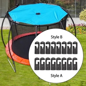 8x trampoline Pole Cap fournit des pièces de rechange Black Study Protecteurs - Imagen 1 de 15