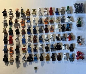 Lego Star Wars Minifigure Bundle Joblot 70+ RARE / RETIRED- GOOD CONDITION - Picture 1 of 8
