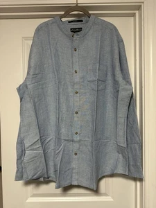 Eddie Bauer, Men’s Relaxed Fit, Linen Blend Long Sleeve Shirt, Size XL - Picture 1 of 8