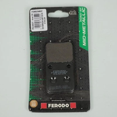 Plaquette de frein Ferodo pour Moto Suzuki 125 Df Ex 1999 à 2001 AV Neuf - Photo 1/2