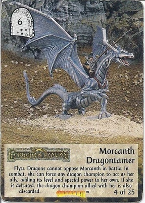 Spellfire CCG, DR Chase 4 - Morcanth Dragontamer, Lightly Played, TSR, 1996 - Image 1 of 2