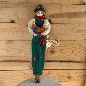 VTG Cynthia Madrid Scarecrow Folk Art 18” Doll Midwest Cannon Falls Wall Hang - Picture 1 of 8