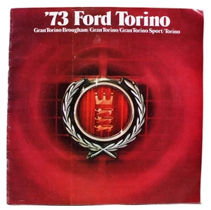 1973 FORD TORINO AUTOMOBILE CAR ADVERTISING SALES BROCHURE GUIDE VINTAGE - Picture 1 of 6