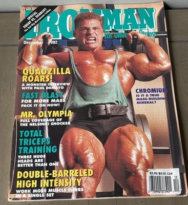 PAUL DeMAYO - Ironman Bodybuilding Magazine - December 1992 Foto 1 de 2