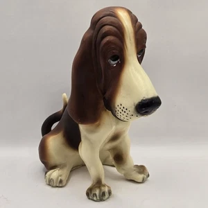 De colección Breyer Molding Co. Basset Hound Dog 7 1/4" de alto plástico duro - Imagen 1 de 9