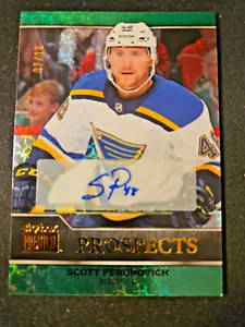 21-22 Skybox Metal Universe Scott Perunovich Premium Prospects 🌈🌈🌈 AUTO #/10 - Picture 1 of 2