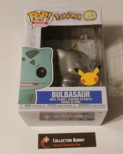 Mantellic Silver Pokemon Bulbasaur Funko Pop! Games 453 Pop 25th Anniversary - Foto 1 di 1