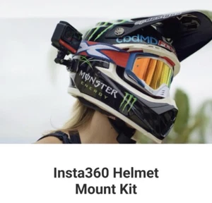 Kit montaggio casco Insta360 originale - sicuro e regolabile per action camera - Foto 1 di 5