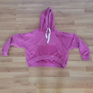 BDG Pink Cropped Hoodie Size Medium - Picture 1 of 5