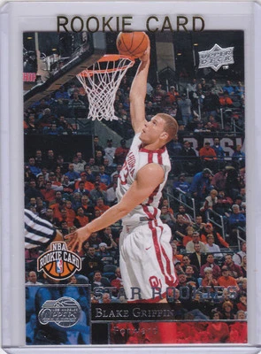 BLAKE GRIFFIN ROOKIE CARD 2009 Upper Deck STAR RC Los Angeles Clipper Basketball - Изображение 1 из 2