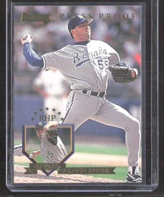 Kevin Appier 1995 Donruss Press Proofs Kansas City Royals #542 /2000 - Image 1 of 2