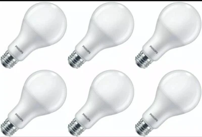 6 PS- Philips 60W Equivalent Soft White A19 LED 8.5W Light Bulb Non-Dimmable - Image 1 of 4