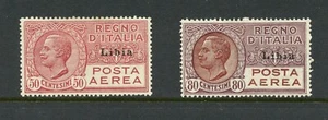 M304 Libya 1928/29 Italy airmails OVEPRINTED 2v. MH/MLH - Bild 1 von 2
