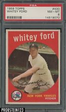 1959 Topps #430 Whitey Ford New York Yankees HOF PSA 8 NM-MT
