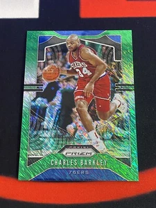 2019-20 Panini Prizm #2 Charles Barkley Green Shimmer /25 FOTL 76ers - Picture 1 of 2