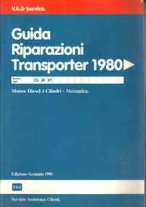 Manuale VW Transporter T3 dal 1980 Diesel CS JX KY MECCANICA RIPARAZIONE - Foto 1 di 1