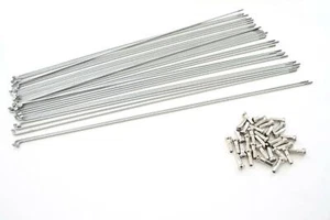 Juego de 36 radios galvanizados 14 g para bicicleta/bicicleta - Selecciona la longitud: - Imagen 1 de 7