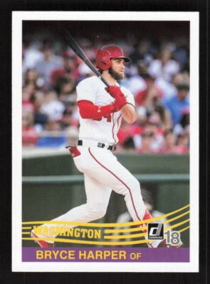 2018 Donruss #270 Bryce Harper Washington Nationals - Image 1 of 2