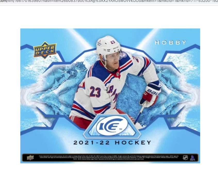 2021-22 Upper Deck Ice Hockey- Base or Rookies- Pick Your Card - Image 1 of 1