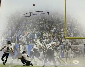 Baltimore Ravens Justin Tucker 66yd Field Goal signiert 11x14 mit JSA COA (weiß1 - Bild 1 von 1