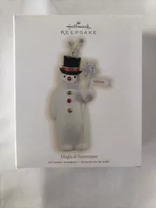 Hallmark Ornament Il magico pupazzo di neve Believe Keepsake da collezione 2009 - Foto 1 di 6