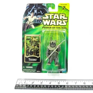 Star Wars TEEBO Actionfigur Power of the Jedi Ewok 2001 20+ Jahre alt! NEU VERSIEGELT! - Bild 1 von 13