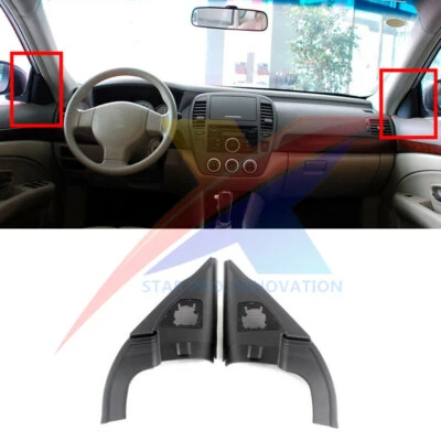 1 par de cubiertas de altavoz tweeter de pilar para Nissan Sentra 2006-2011 Foto 1 de 4