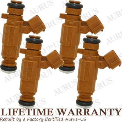 x4 Inyectores de combustible OEM BOSCH para Kia Spectra Sephia 1998-2000 1,8 L 0K2A5-13250 I4 Foto 1 de 4