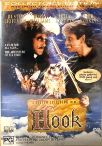 Hook Brand New Sealed DVD Robin Williams Julia Roberts Dustin Hoffman Region 4 - Picture 1 of 3
