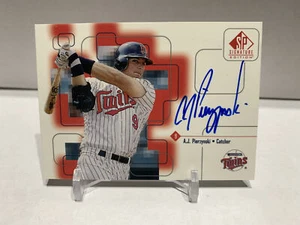 1999 SP Signature Edition Auto AJ Pierzynski Auto Minnesota Twins - Picture 1 of 2
