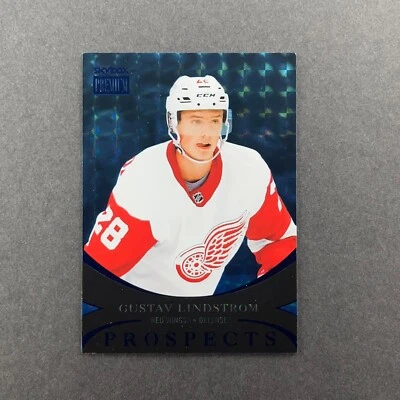 2020-21 Skybox Premium GUSTAV LINDSTROM #PP-34 Prospects Blue Sapphire Red Wings - Image 1 of 4