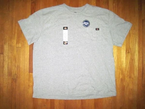 Vintage Big & Tall Dickies Solid Gray Heavyweight Pocket T-Shirt Size 3XL NWT - Picture 1 of 5