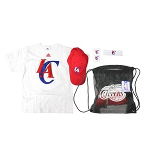Los Angeles Clippers adidas NBA 5-Piece Shirt & Hat Combo Pack - To the Court - Picture 1 of 11