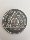 AA Aluminium Sobriety Chips / Medallions / Coins / Tokens