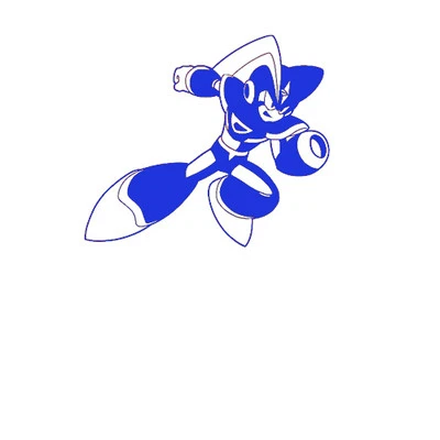 Megaman Forte Vinyl Sticker Decal for Car window Bumper Wall Door Macbook Laptop - Image 1 of 3
