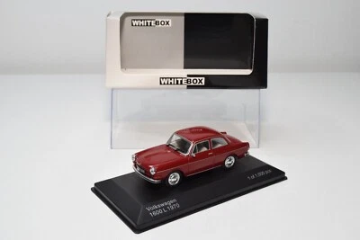 B21 1:43 WHITEBOX WHITE BOX WB274 VW VOLKSWAGEN 1600L 1600 L 1970 RED MIB - Immagine 1 di 4
