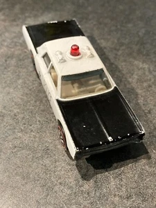 Hot Wheels Redline 1968 USA Black And White POLICE CRUISER - Picture 1 of 12