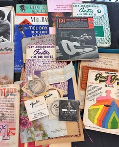 Gran Lote De Colección Partituras Guitarra Broadway Conciertos Fender Cuerdas de Guitarra - Imagen 1 de 23