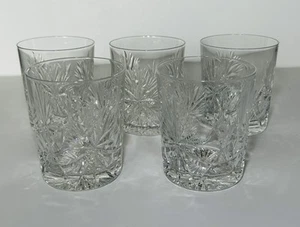 Lovely Edinburgh Crystal Star Of Edinburgh Set Of 5 Tumbler Glasses - Picture 1 of 8