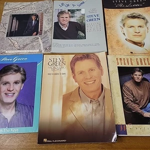 Steve Green~ 6 Songbook Lot~Christian Praise Hymns Music Book Piano Vocal Chords - Picture 1 of 24