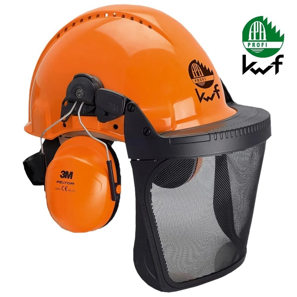 3M Forsthelm G3000M orange KWF Profi Waldarbeiterhelm Schutzhelm Peltor - Bild 1 von 1