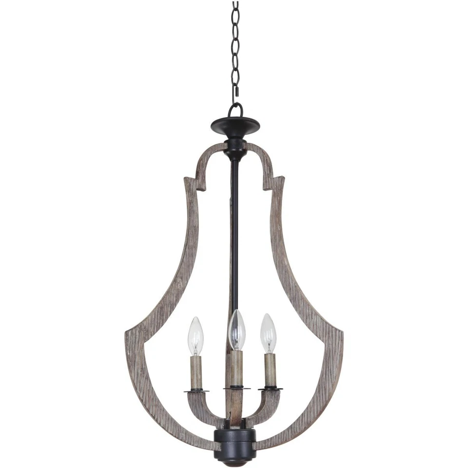 Colgante de vestíbulo Winton hecho a mano 35133-WP pino desgastado Foto 1 de 1