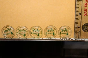 Lote De Colección Sprite Tapa De Botella Puntos Ahorrador De Tarjetas Forros - Imagen 1 de 3