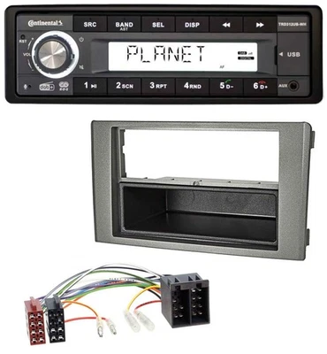 Continental USB 1DIN AUX DAB MP3 Autoradio für Iveco Daily (06-14) dunkelgrau - Bild 1 von 4