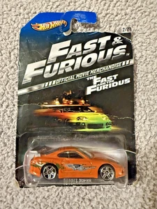 Hot Wheels Official Movie Merchandise Fast And Furious Toyota Orange Supra - Picture 1 of 5